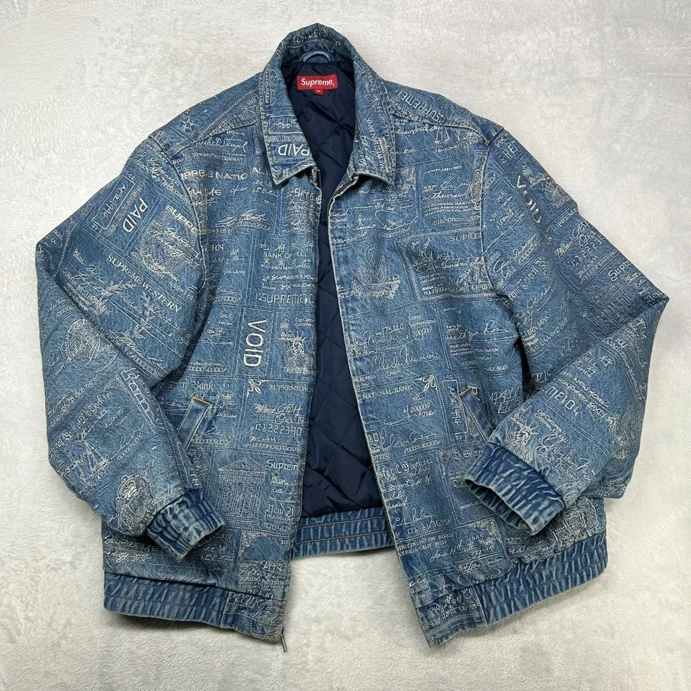 Supreme | Jackets & Coats | Supreme Checks Embroidered Denim 
